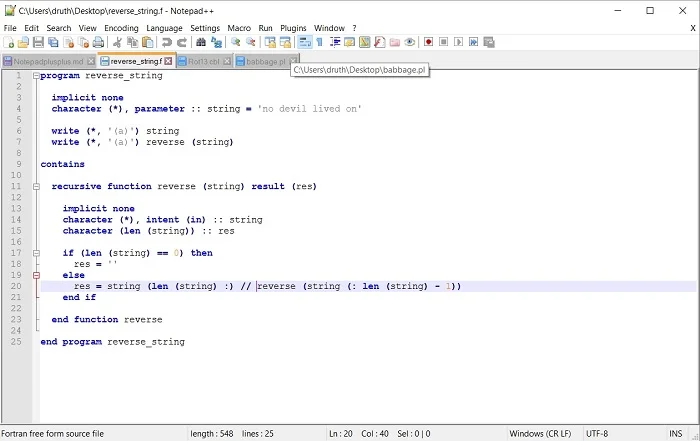 notepad++ command line