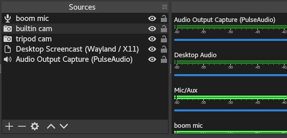 Adding a source in OBS