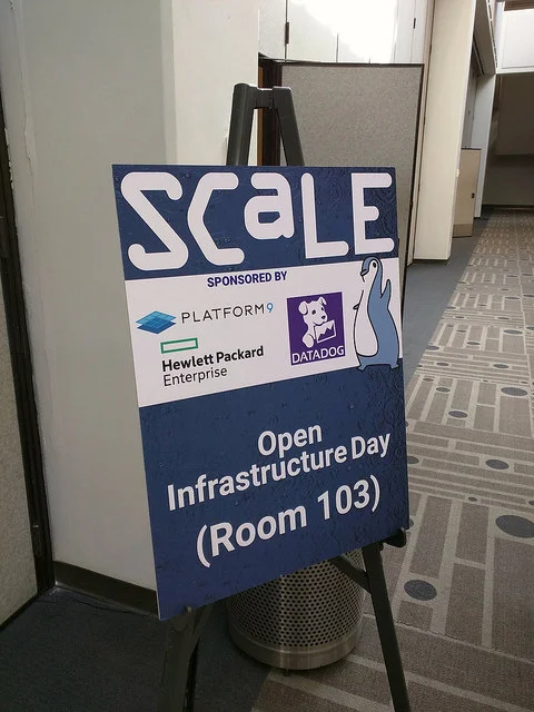 Open Source Infrastructure Day sign