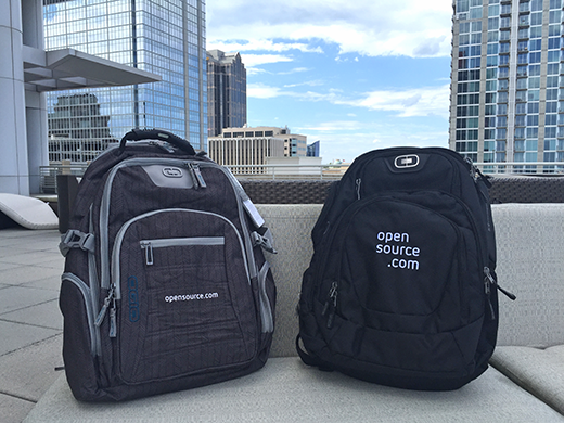 Opensource.com backpacks