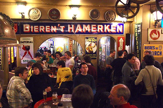 FOSDEM kickoff at Delirium cafe