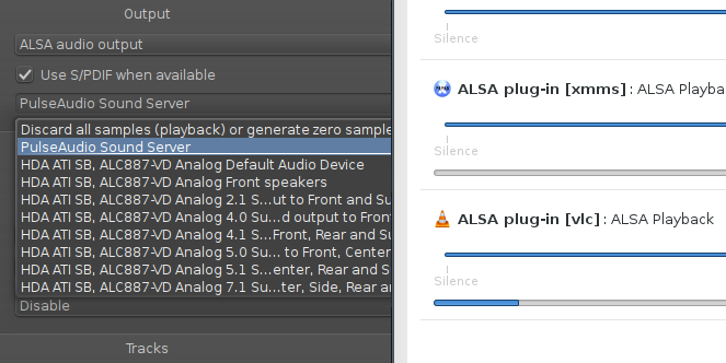 pulseaudio gui