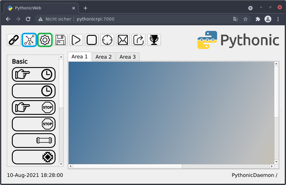 Pythonic GUI web interface