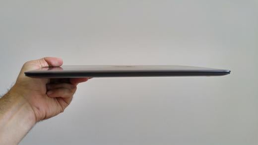 ASUS Zenbook, showing thinness
