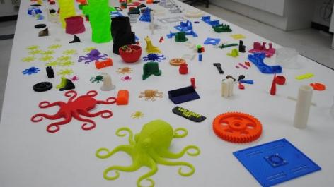 Objects printed by Lulzbot 3D printers 