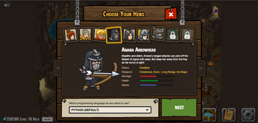 CodeCombat programming game participates in Hour of Code