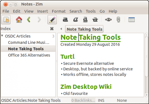 desktop note taking