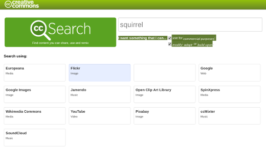 Searching with search.creativecommons.org