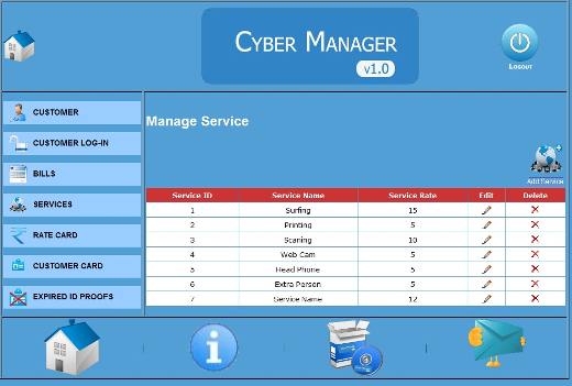 manage services