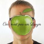 Laryn Kragt Bakker's avatar (apple floating in front of a man's face with the words "Ceci n'est pas un Laryn").