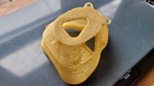 High-temperature 3D-printed mask