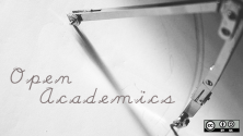 open academics written on paper