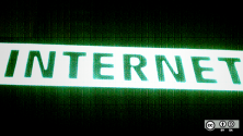 Neon sign: Internet
