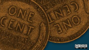 2 cents penny money currency