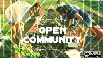 Open community, gardeners and food co-op