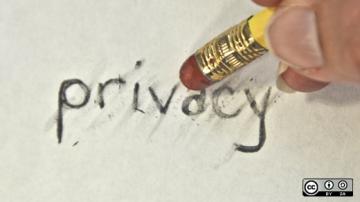 Erasing privacy