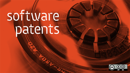 Software patents with CD background