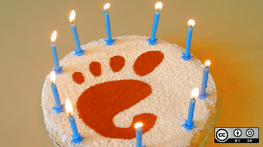 Gnome anniversary cake