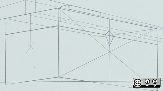 Toolbox drawing of a container