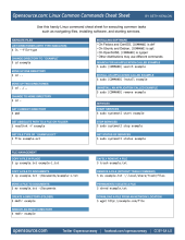 Linux commands cheat sheet for common tasks