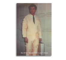 John P. Weiksnar dons the original Post-it® suit, © 1990