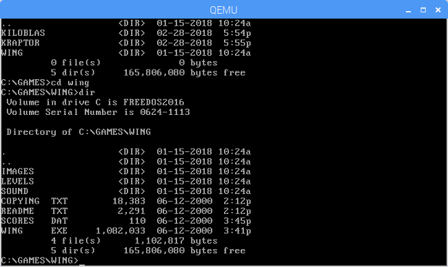 Running DOS on the Raspberry Pi | Opensource.com