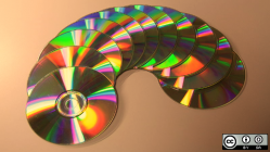 11 CDs in a U shape
