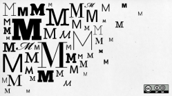 The letter M in many fonts.