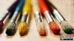 open canvas 6 paint brushes