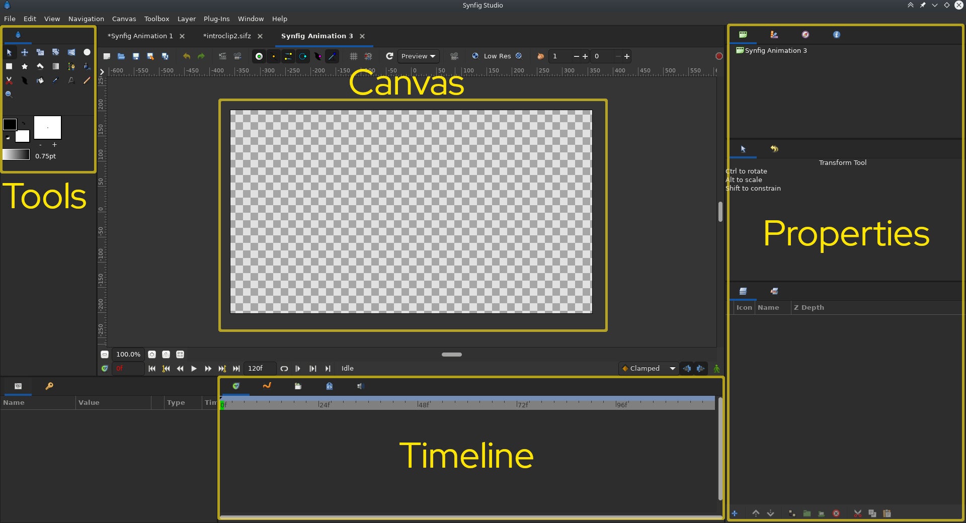 Palette Editor Panel - Synfig Animation Studio