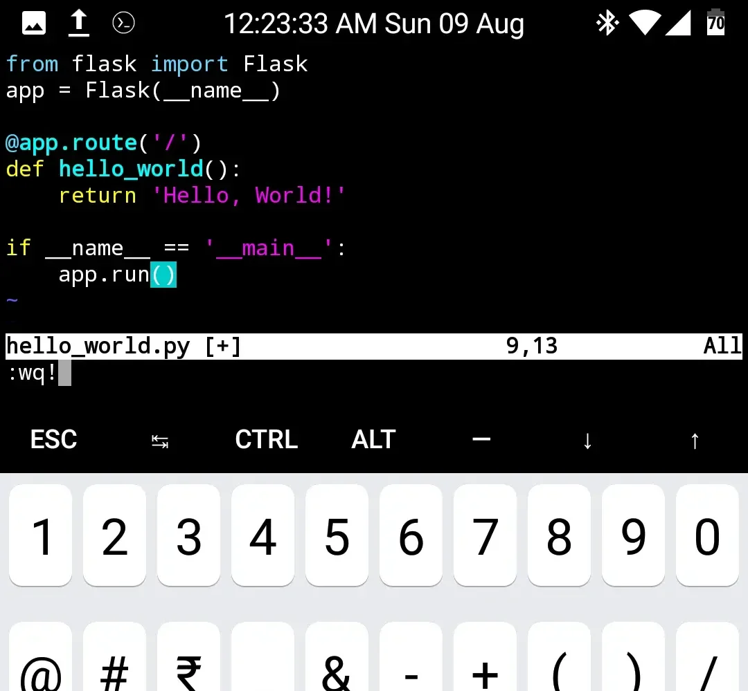 Vim on Android