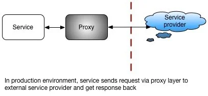 Testing this internal service in a testing environment.