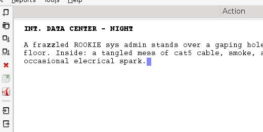 screenplay format length of slugline