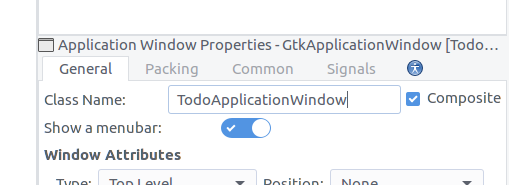 Glade application window composite