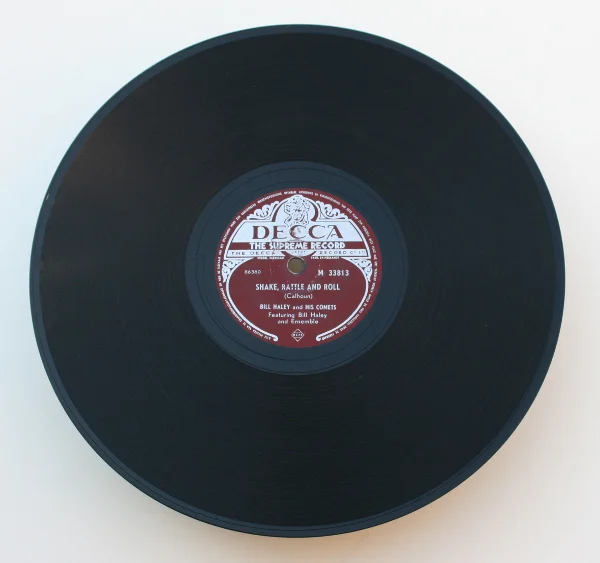 78 rpm single, "Shake, Rattle And Roll," by Bill Haley and his Comets