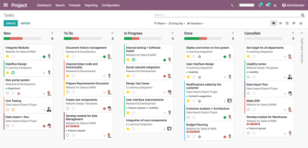 Odoo Project suite