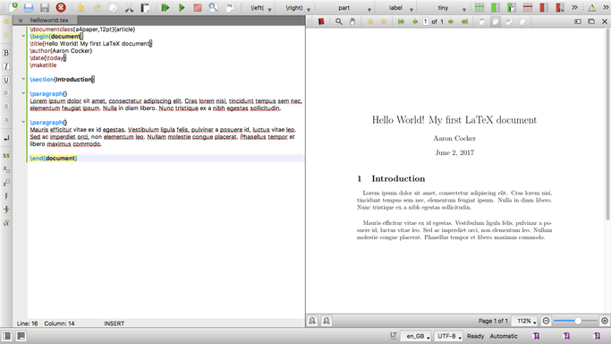 Latex Docs