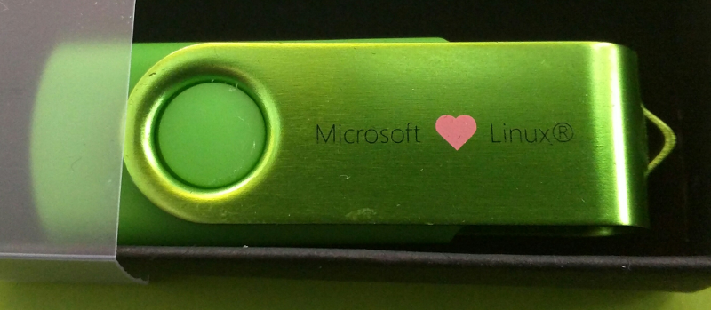 A "Microsoft Linux" USB stick