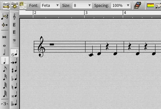 Notation editor