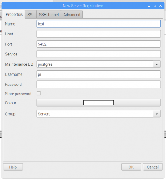 create database in pgadmin 4