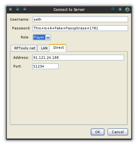 Connecting to MapTool over the Internet