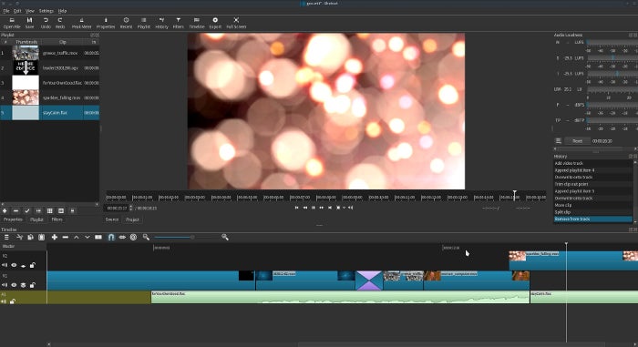 linux video editing software 2018