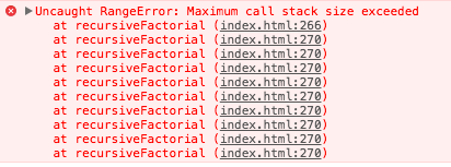Stack overflow error