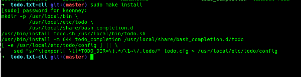 Installing todo.txt