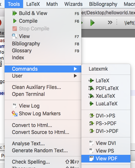 how to compile latex to pdf texmaker