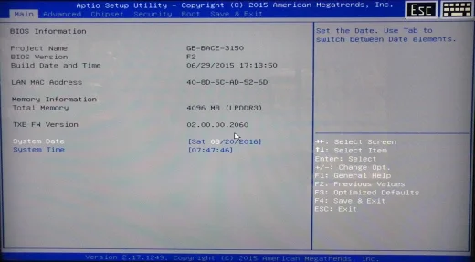 american megatrends bios update linux