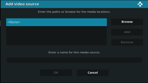 Browse Kodi video source