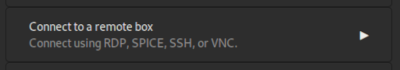 Connecting to a remote box