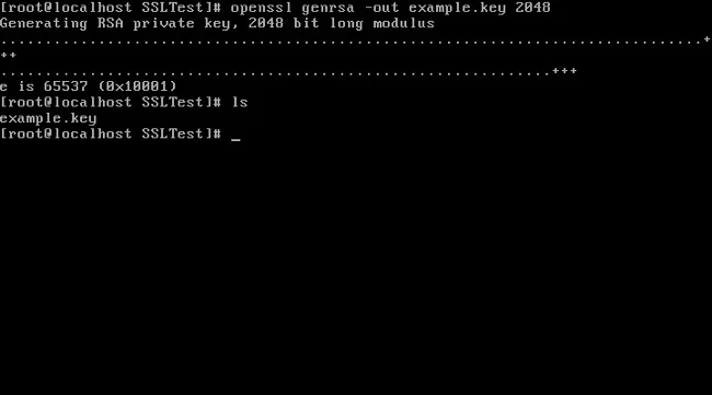 Generating key with OpenSSL