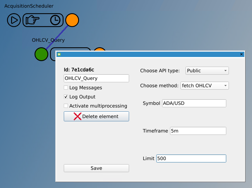 OHLCV_Query configuration